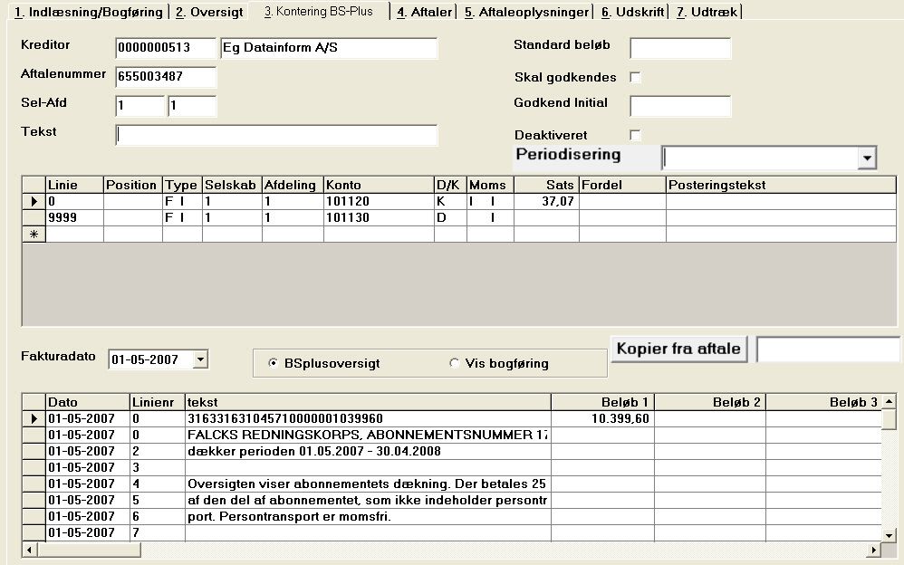 bs plus kontering bsplus